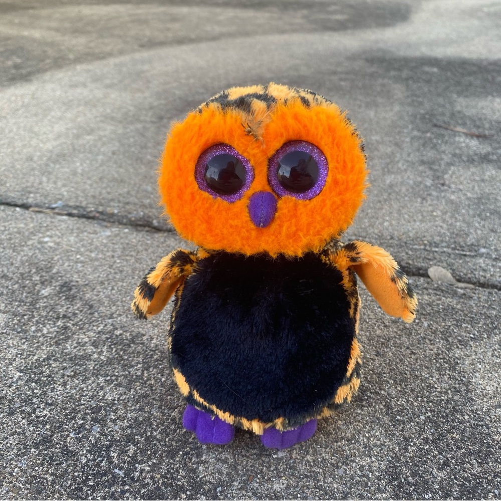 TY Beanie Boo “Haunt”‎ the Halloween Owl *Rare* (6 inch)